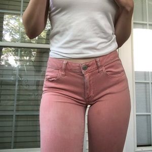light pink peach American Eagle jeggings